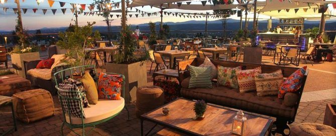 decoración para terrazas de restaurantes
