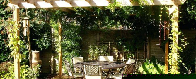 Ideas de decoración para pérgolas