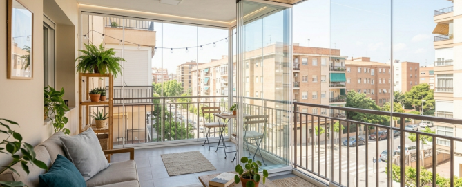 Cómo cerrar una terraza de forma económica y aumentar el valor de tu vivienda