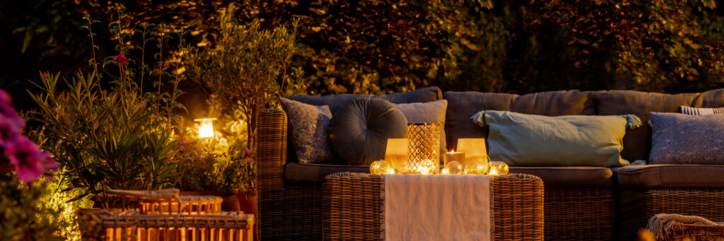iluminar pergola con focos